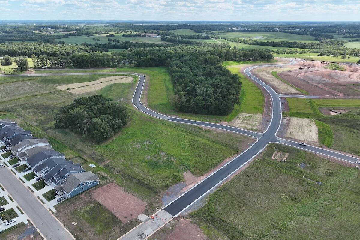 Aerial view of Amblebrook's new phase coming soon.